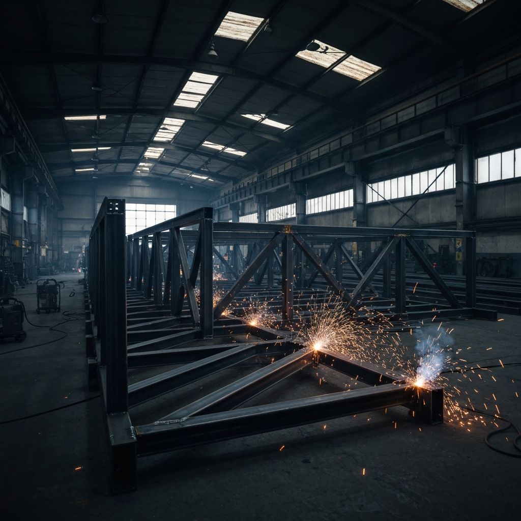 Ambiente industrial de metalomecânica